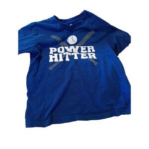 Energy Zone Size 6/7 Power Hitter Blue T Shirt